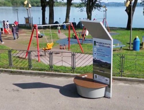 Malpensa 24.it – Una panchina intelligente ed ecologica sul lungolago di Gavirate per tutta l’estate