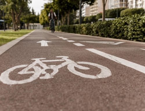 Construction continues on a network of cycle and pedestrian paths in Ferrara